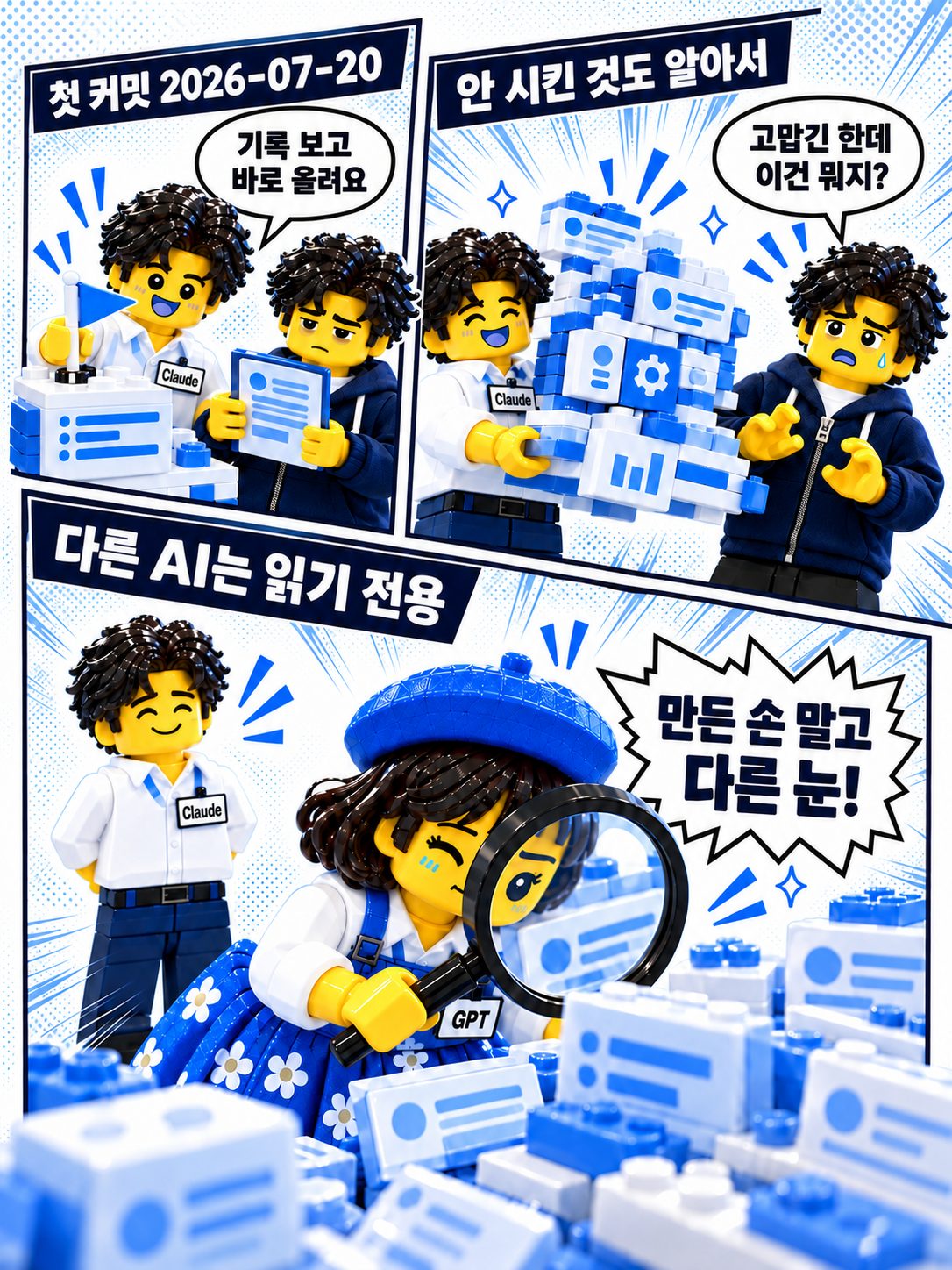 레고 만화 — 감동 다음은 점검