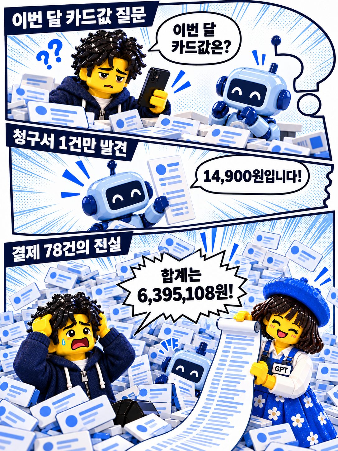 레고 만화 — 그럴듯하게 틀리기