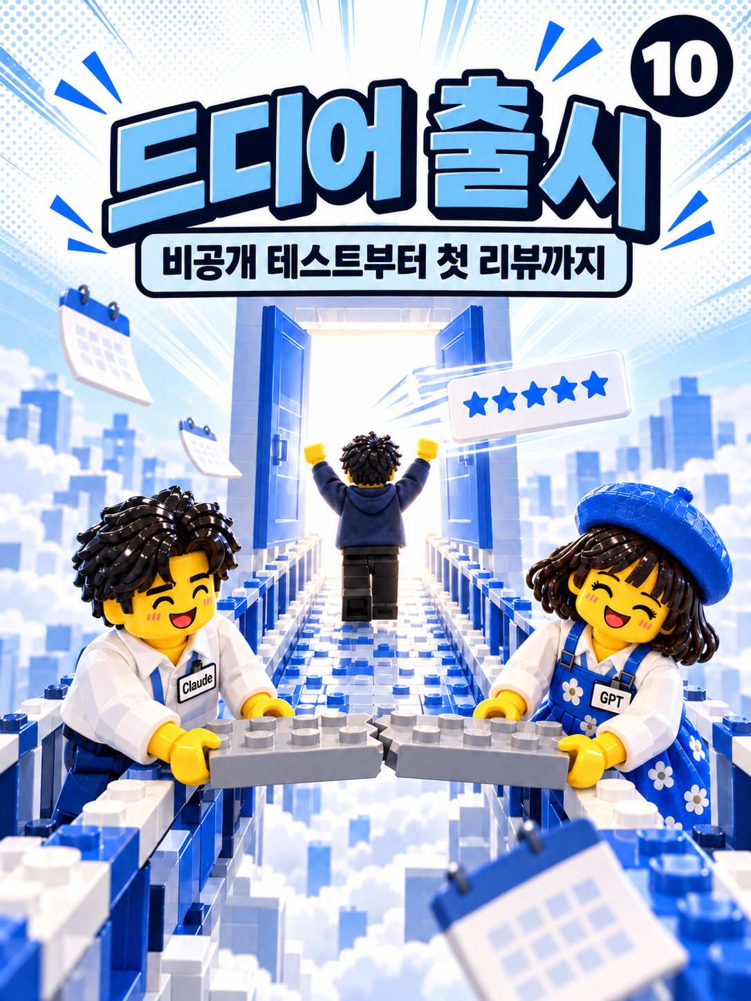 레고 만화 표지 — 드디어 출시