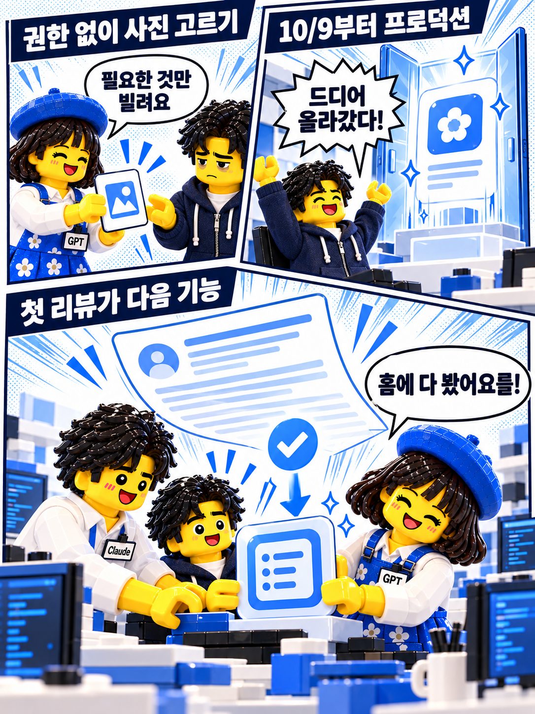 레고 만화 — 출시와 첫 숙제