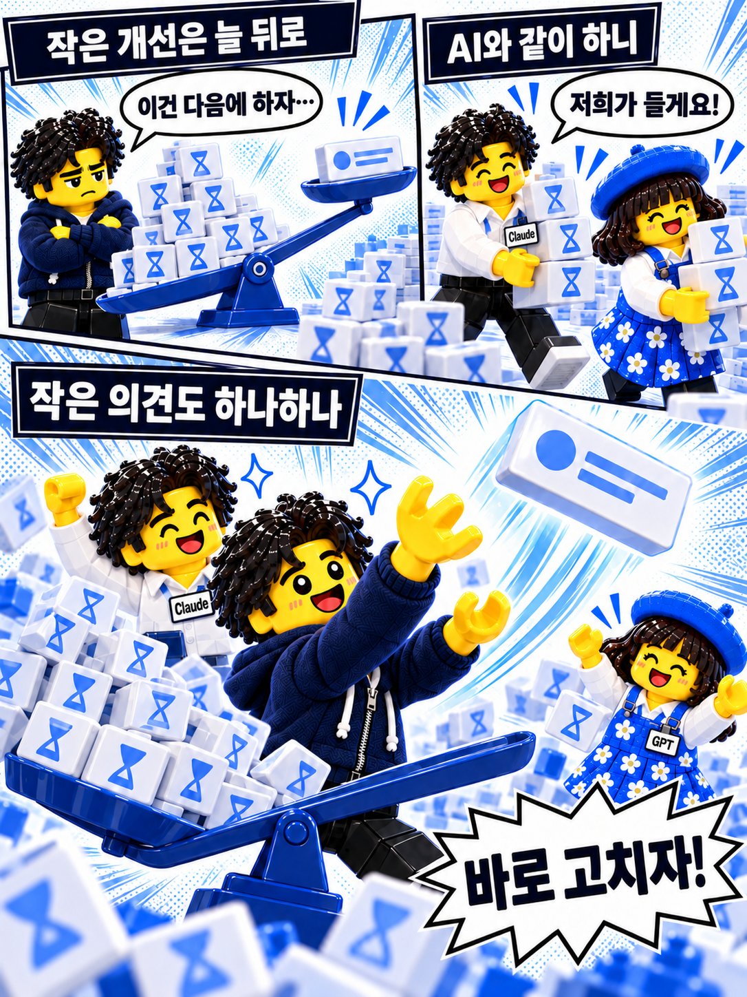 레고 만화 — 작은 개선까지